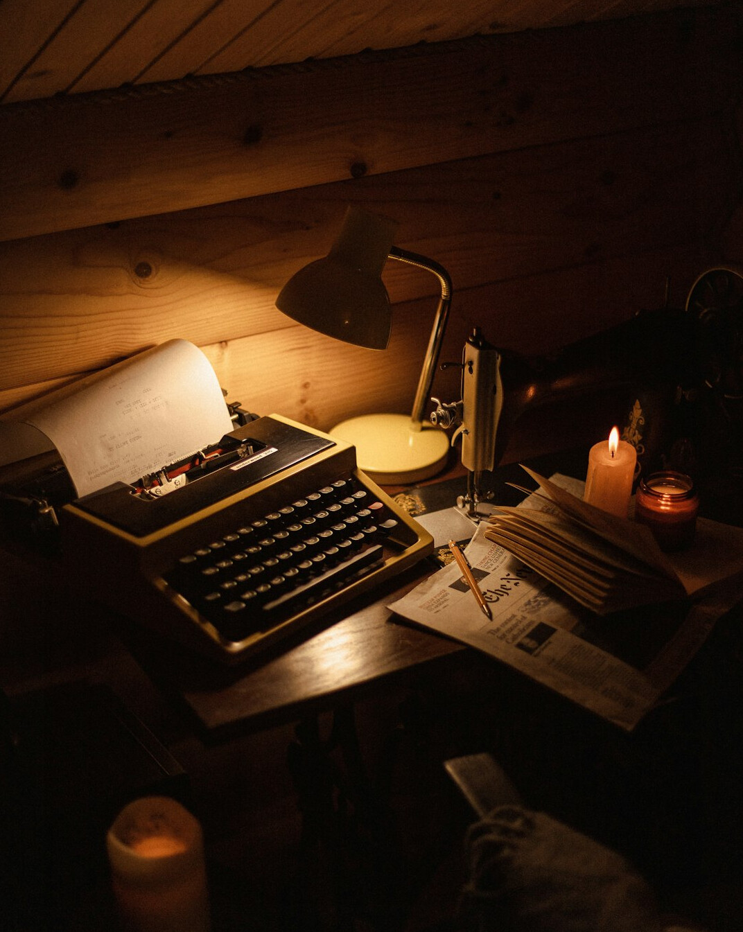 author writing mystery